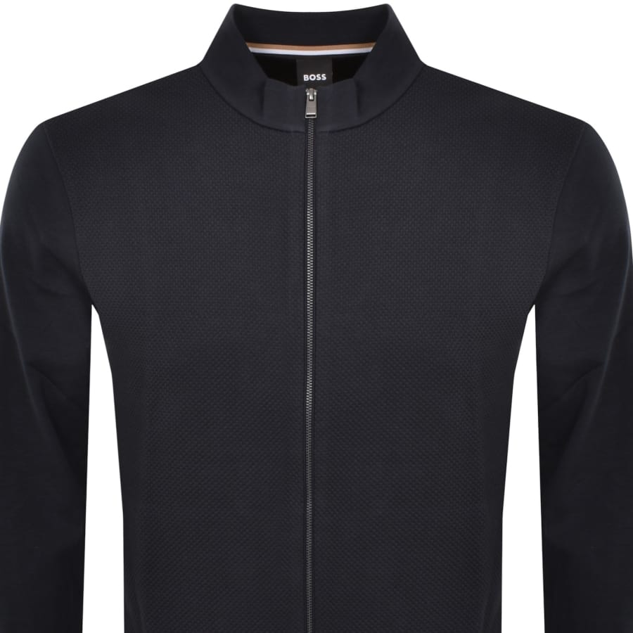 BOSS Skiles 43 Full Zip Sweatshirt Navy